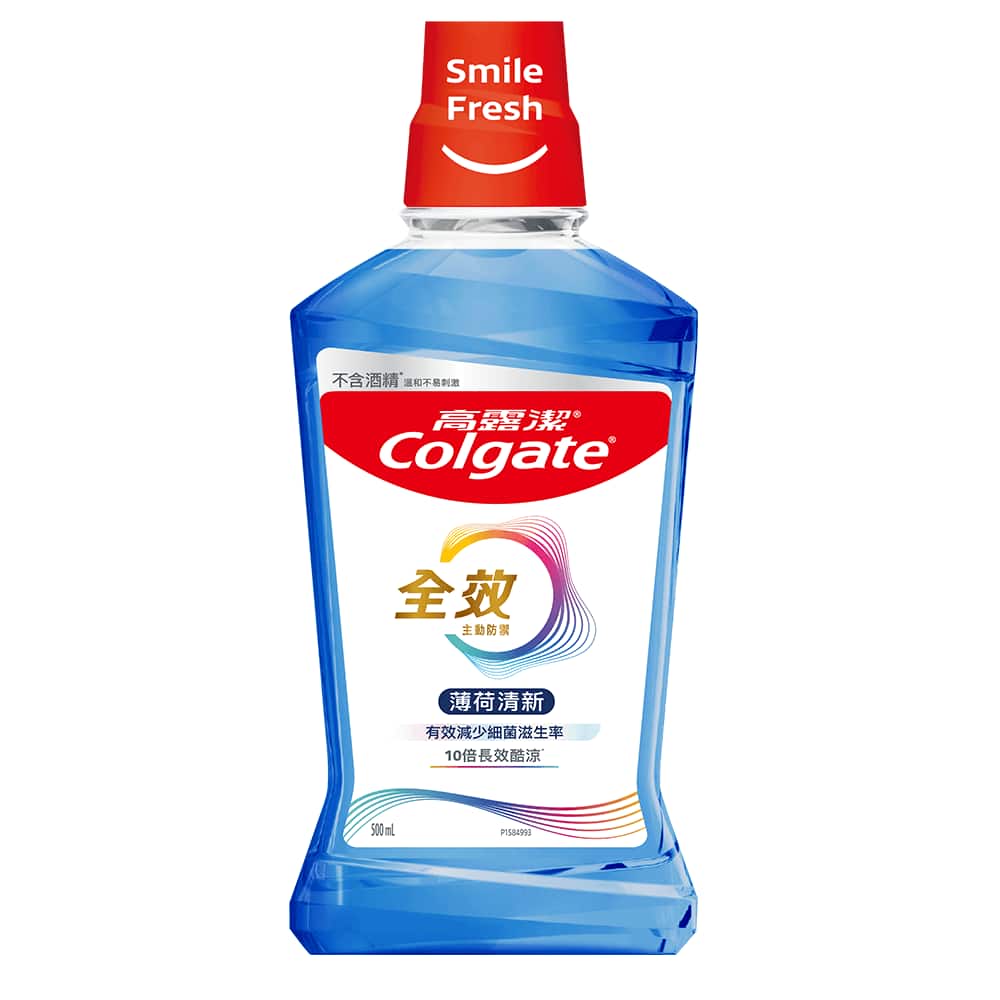 高露潔全效漱口水薄荷清新